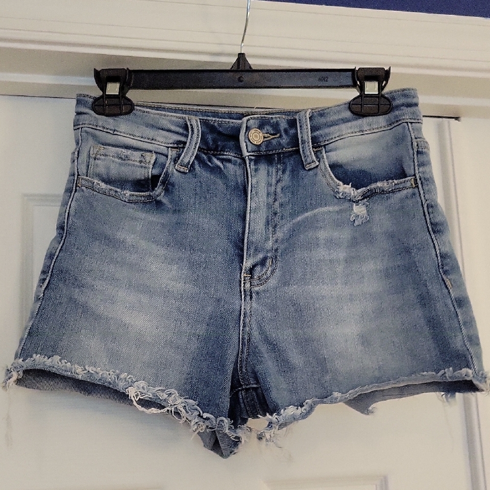 Altar'd State Vervet Stretchy Denim Shorts - Size SMALL